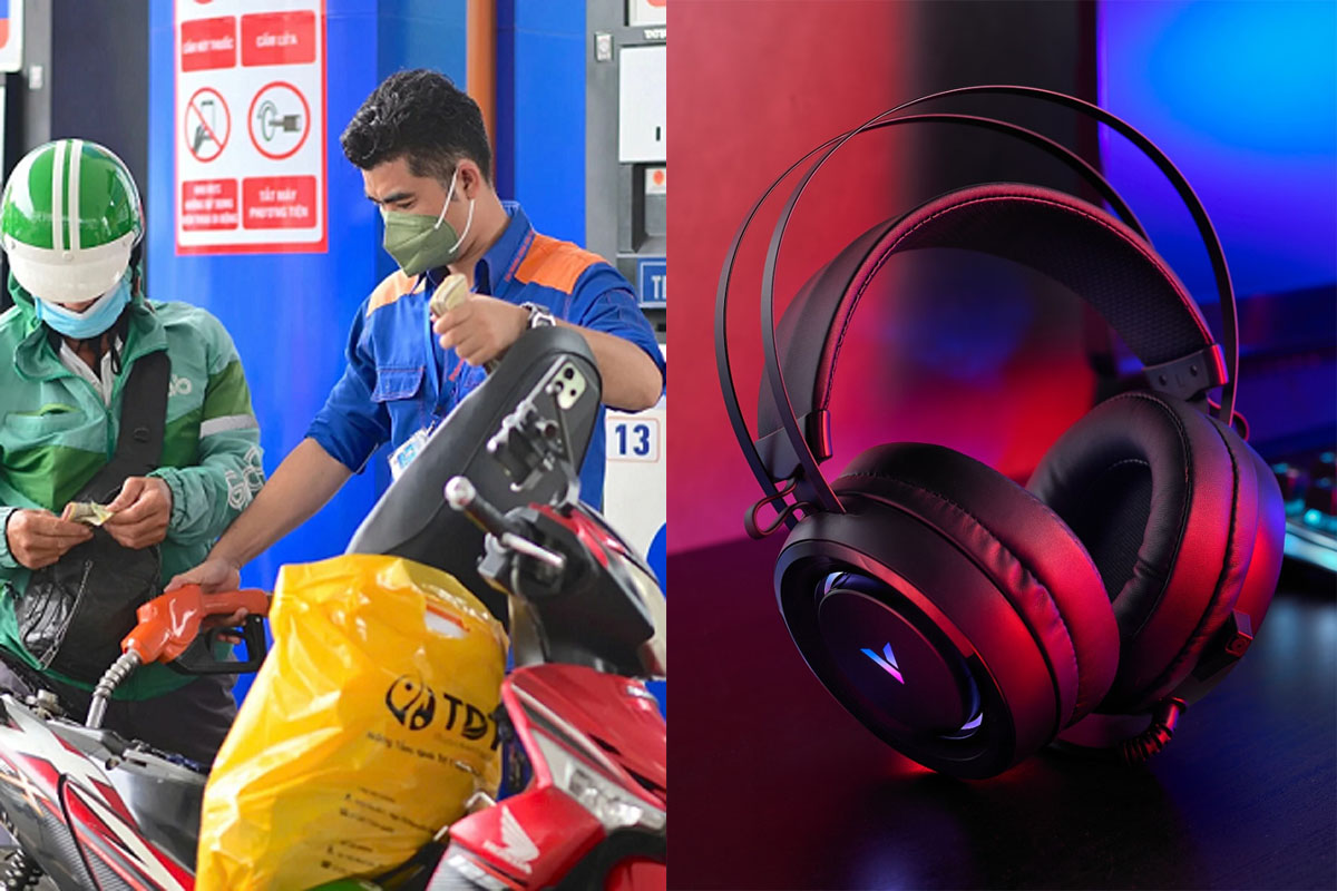 Bảng gi&aacute; xăng dầu ng&agrave;y 1/7: Xăng E5, E10 tăng hơn 1.000 đồng/l&iacute;t, tai nghe gaming Rapoo gi&aacute; rẻ như cho