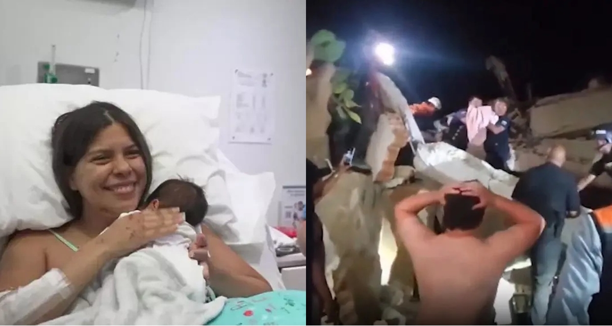 B&eacute; sơ sinh 18 ng&agrave;y tuổi sống s&oacute;t thần kỳ sau 32 tiếng mắc kẹt dưới t&ograve;a nh&agrave; đổ sập v&igrave; động đất Venezuela