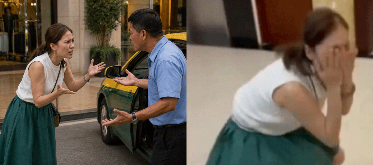 Clip nh&acirc;n vi&ecirc;n kh&aacute;ch sạn la h&eacute;t, tố bị t&agrave;i xế taxi đ&aacute;nh: C&ocirc;ng an x&aacute;c định t&agrave;i xế kh&ocirc;ng đ&aacute;nh người, nguy&ecirc;n nh&acirc;n m&acirc;u thuẫn