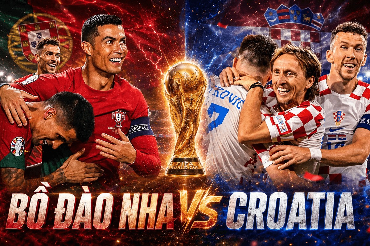 VTV trực tiếp b&oacute;ng đ&aacute; Bồ Đ&agrave;o Nha vs Croatia - Link xem trực tiếp World Cup 2026 h&ocirc;m nay 3/7 tr&ecirc;n VTV3