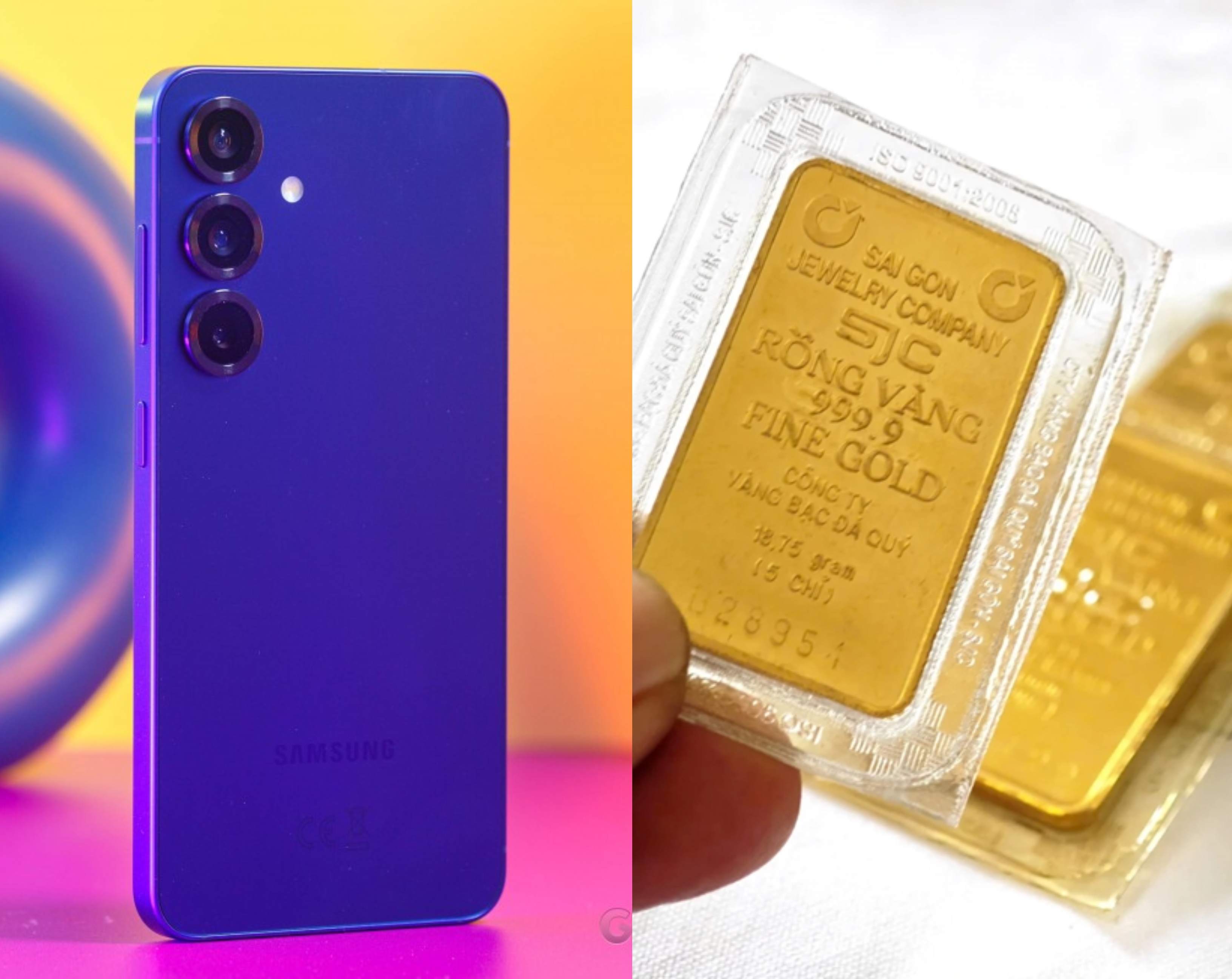 Bảng gi&aacute; v&agrave;ng chiều 3/7: V&agrave;ng miếng tăng mạnh vượt 151 triệu đồng/lượng, Galaxy S25 rẻ kỷ lục