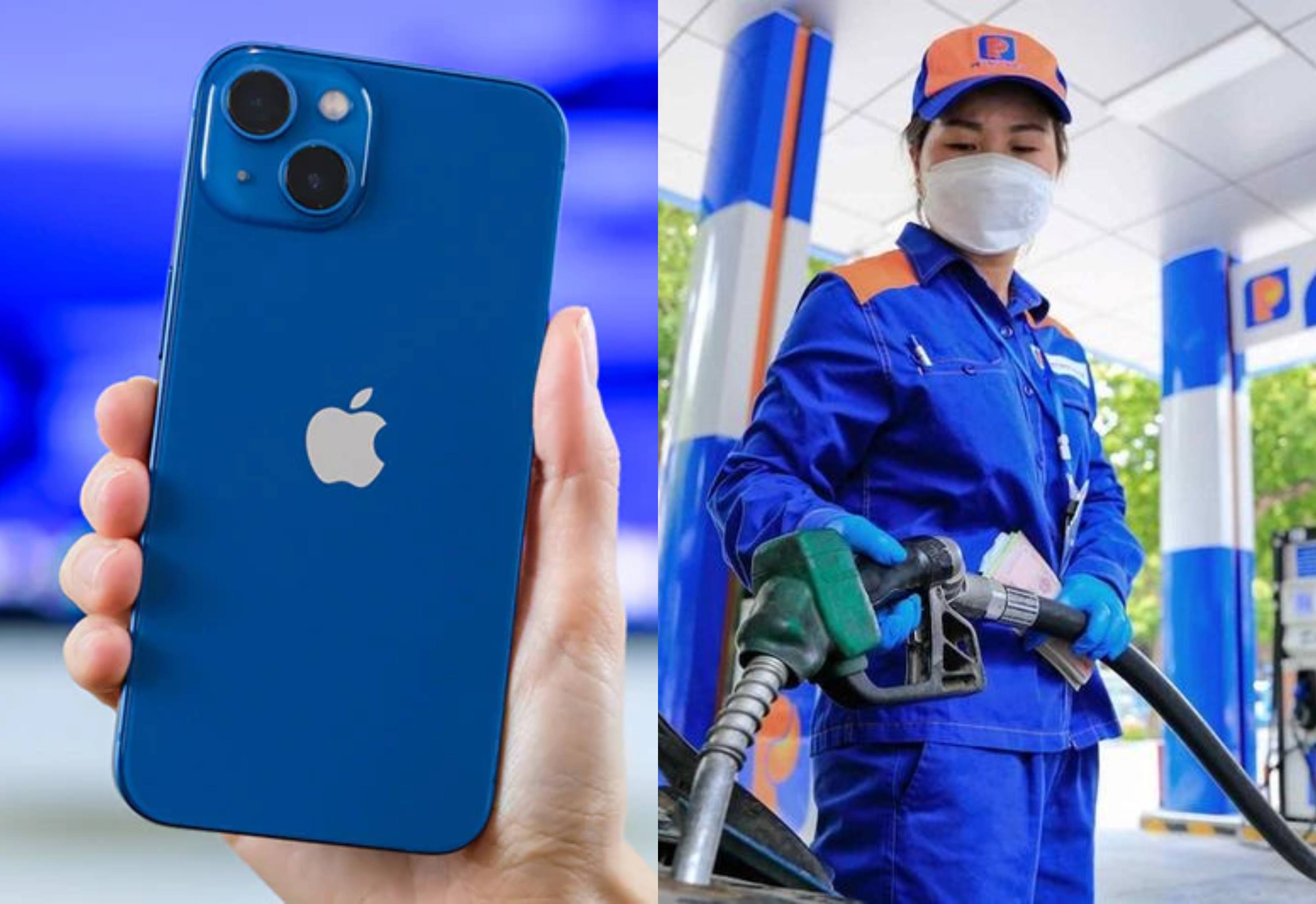 Gi&aacute; xăng dầu h&ocirc;m nay 4/7: Xăng E5, E10 trong v&ugrave;ng rẻ 20.000 đồng/l&iacute;t, dầu giảm kỷ lục, iPhone 13 rẻ b&egrave;o