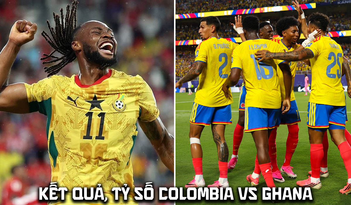 Kết quả, tỷ số Colombia vs Ghana h&ocirc;m nay 4/7 - World Cup 2026: James Rodriguez hẹn Messi ở tứ kết