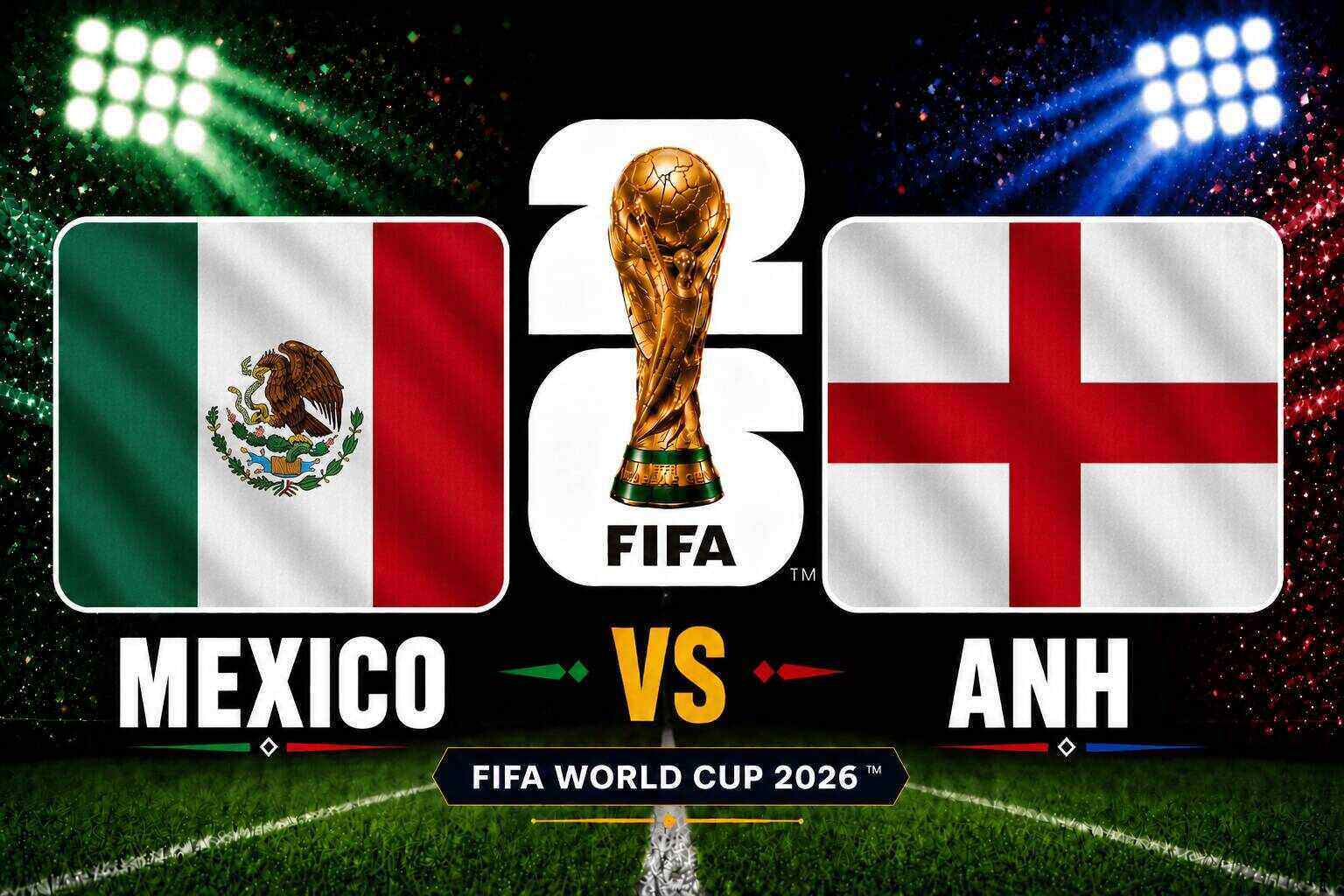 Dự đo&aacute;n kết quả, tỷ số Mexico vs Anh - World Cup 2026: Si&ecirc;u m&aacute;y t&iacute;nh nhận định b&oacute;ng đ&aacute; h&ocirc;m nay 6/7