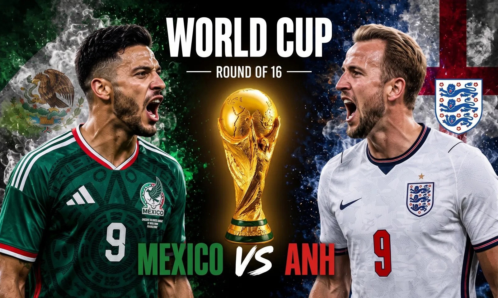 Dự đo&aacute;n tỷ số kết quả Mexico vs Anh, 7h ng&agrave;y 6/7 - V&ograve;ng 1/8 World Cup 2026: Địa chấn tại Azteca?