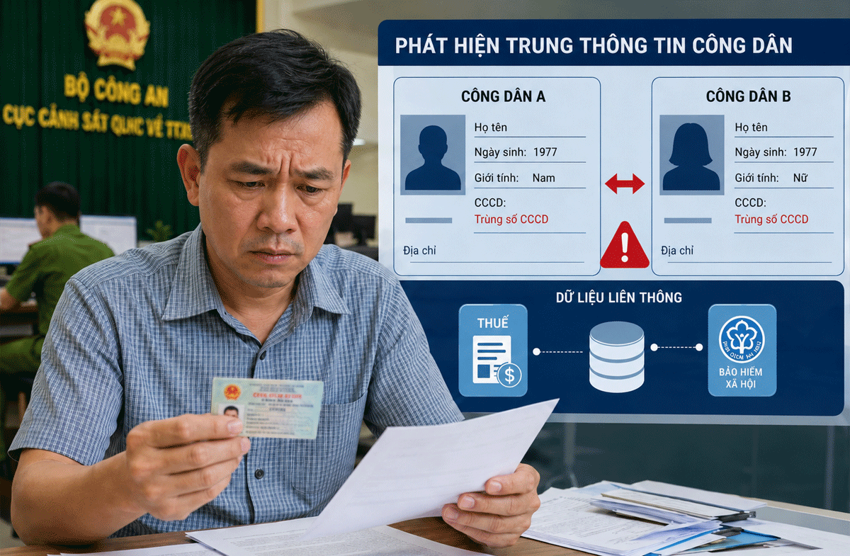 H&agrave; Nội: Bộ C&ocirc;ng an giải đ&aacute;p vụ người đ&agrave;n &ocirc;ng t&aacute; hỏa khi ph&aacute;t hiện tr&ugrave;ng CCCD với 1 người phụ nữ