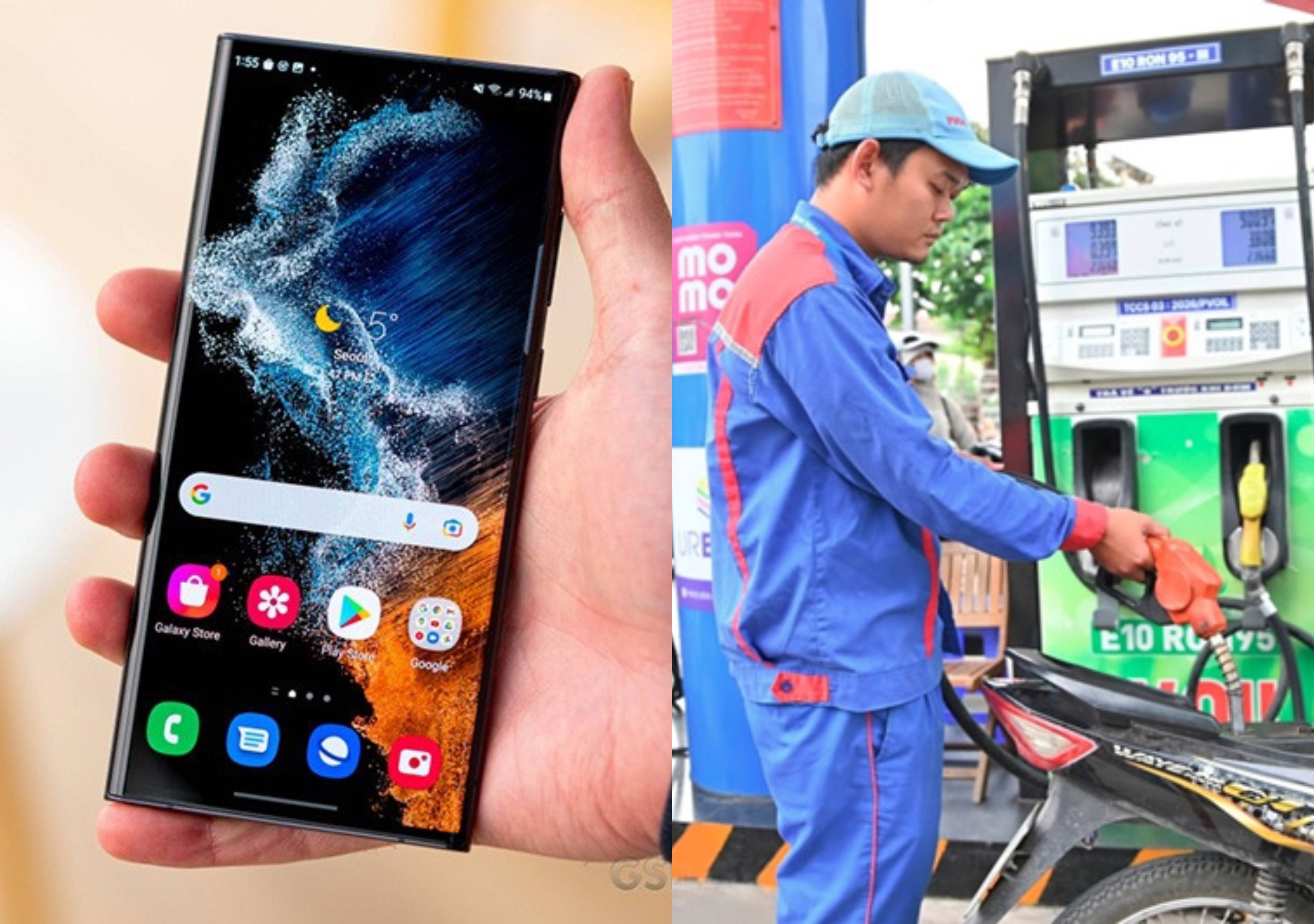 Bảng gi&aacute; xăng dầu h&ocirc;m nay 7/7: Dầu rẻ hơn nửa gi&aacute;, xăng E10 s&aacute;t 20.000 đồng/l&iacute;t, Galaxy S22 Ultra rẻ như b&egrave;o