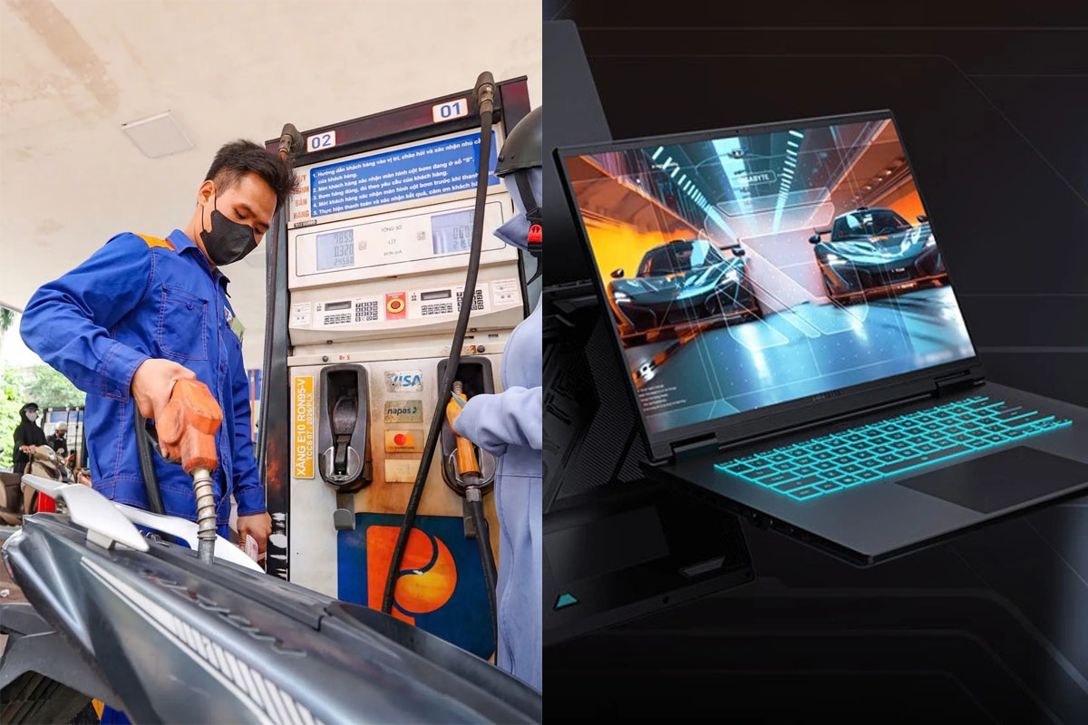 Gi&aacute; xăng dầu ng&agrave;y 6/7: Dầu diesel giảm hơn 7.500 đồng trong 1 th&aacute;ng, laptop gaming Gigabyte gi&aacute; giảm s&acirc;u