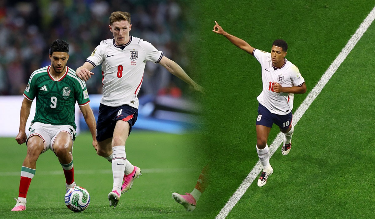 Kết quả b&oacute;ng đ&aacute; Mexico vs Anh h&ocirc;m nay 6/7 - World Cup 2026: Jude Bellingham tỏa s&aacute;ng, Tam Sư vượt kh&oacute;