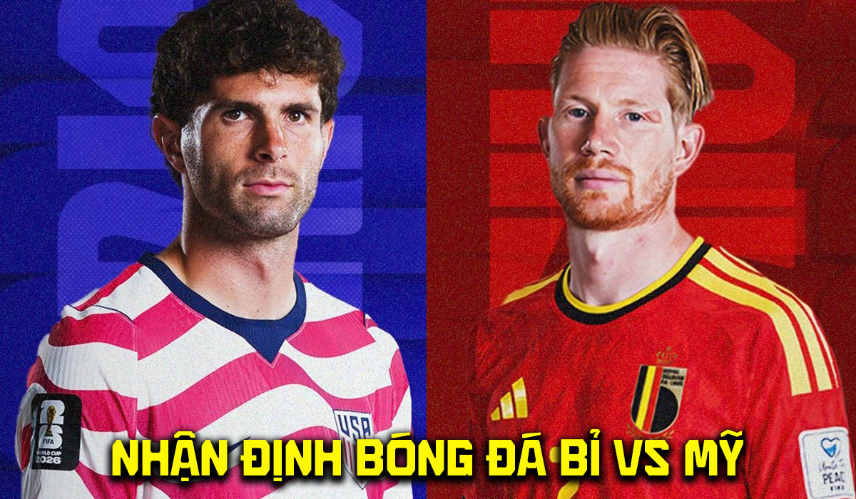 Nhận định b&oacute;ng đ&aacute; Mỹ vs Bỉ 7h00 ng&agrave;y 7/7 - Dự đo&aacute;n tỷ số World Cup 2026 h&ocirc;m nay: De Bruyne mờ nhạt?