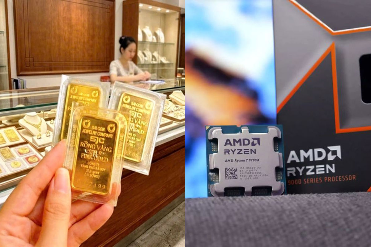 Gi&aacute; v&agrave;ng SJC, v&agrave;ng nhẫn 9999 chiều 7/7 giảm \'kịch s&agrave;n\', chip AMD Ryzen 7 gi&aacute; c&oacute; giảm s&acirc;u?