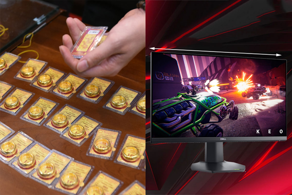 Gi&aacute; v&agrave;ng ng&agrave;y 7/7 giảm sốc th&ecirc;m 500.000 đồng/lượng, m&agrave;n h&igrave;nh gaming Dell gi&aacute; c&oacute; rẻ? 