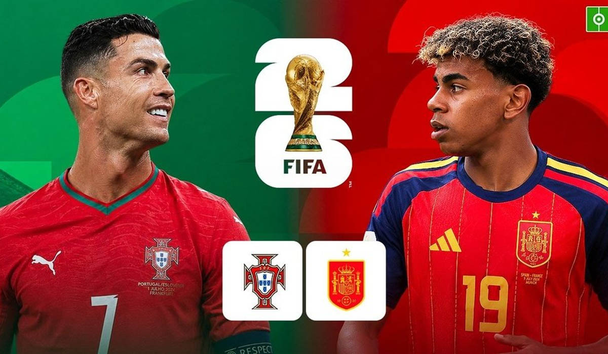Dự đoán tỷ số Bồ Đào Nha đấu với Tây Ban Nha 2h ngày 7/7 - Nhận định bóng đá World Cup 2026 hôm nay