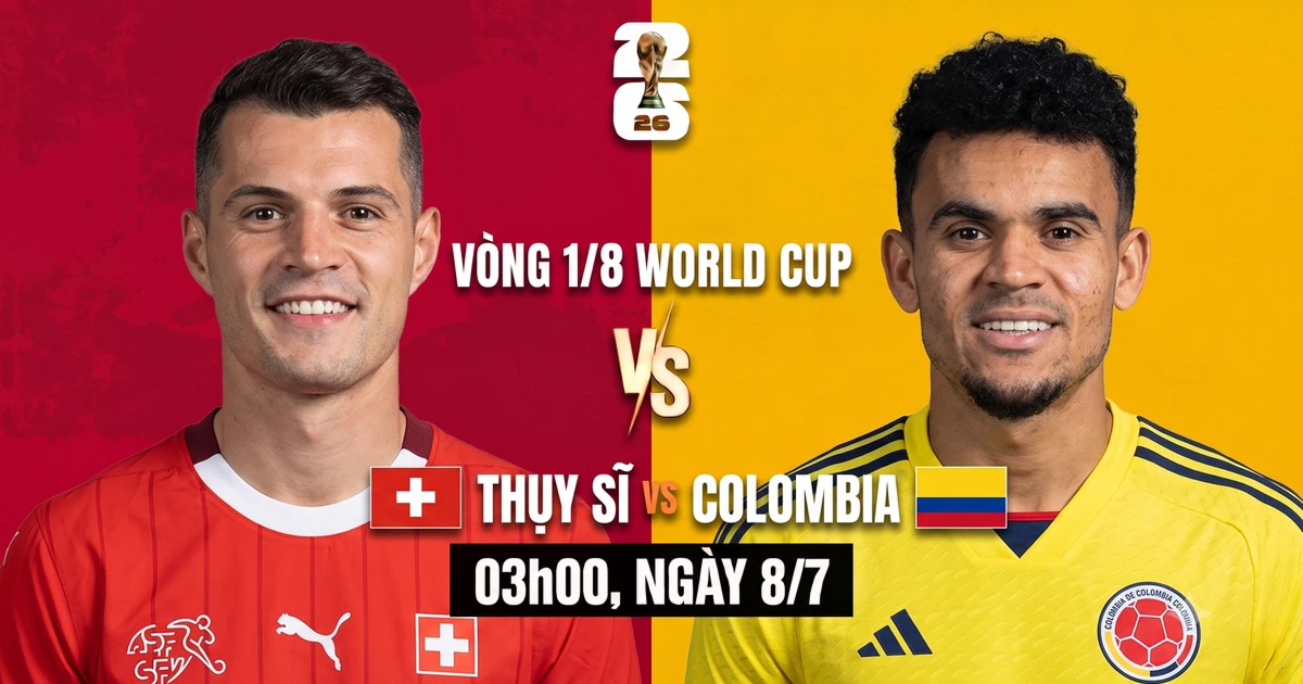 Dự đo&aacute;n tỷ số Thụy Sĩ vs Colombia, 3h ng&agrave;y 7/7 - Nhận định b&oacute;ng đ&aacute; World Cup 2026