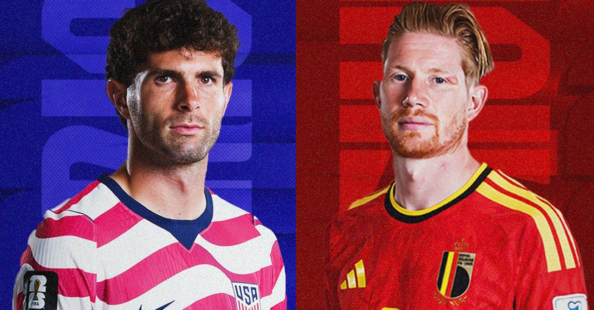 Nhận định b&oacute;ng đ&aacute; Mỹ vs Bỉ - World Cup 2026: Balogun t&aacute;i xuất, De Bruyne &ocirc;m hận?