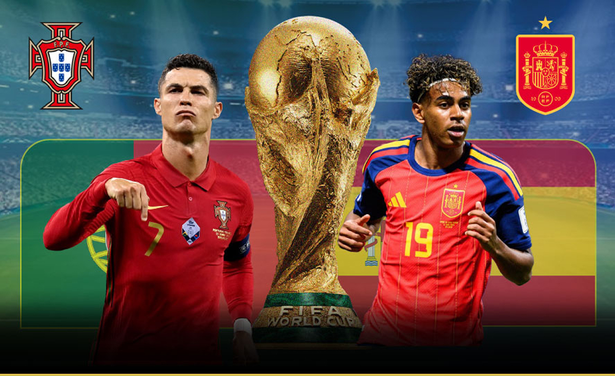 Trực tiếp b&oacute;ng đ&aacute; Bồ Đ&agrave;o Nha vs T&acirc;y Ban Nha, 2h ng&agrave;y 7/7 - Link xem trực tiếp World Cup 2026 FULL HD