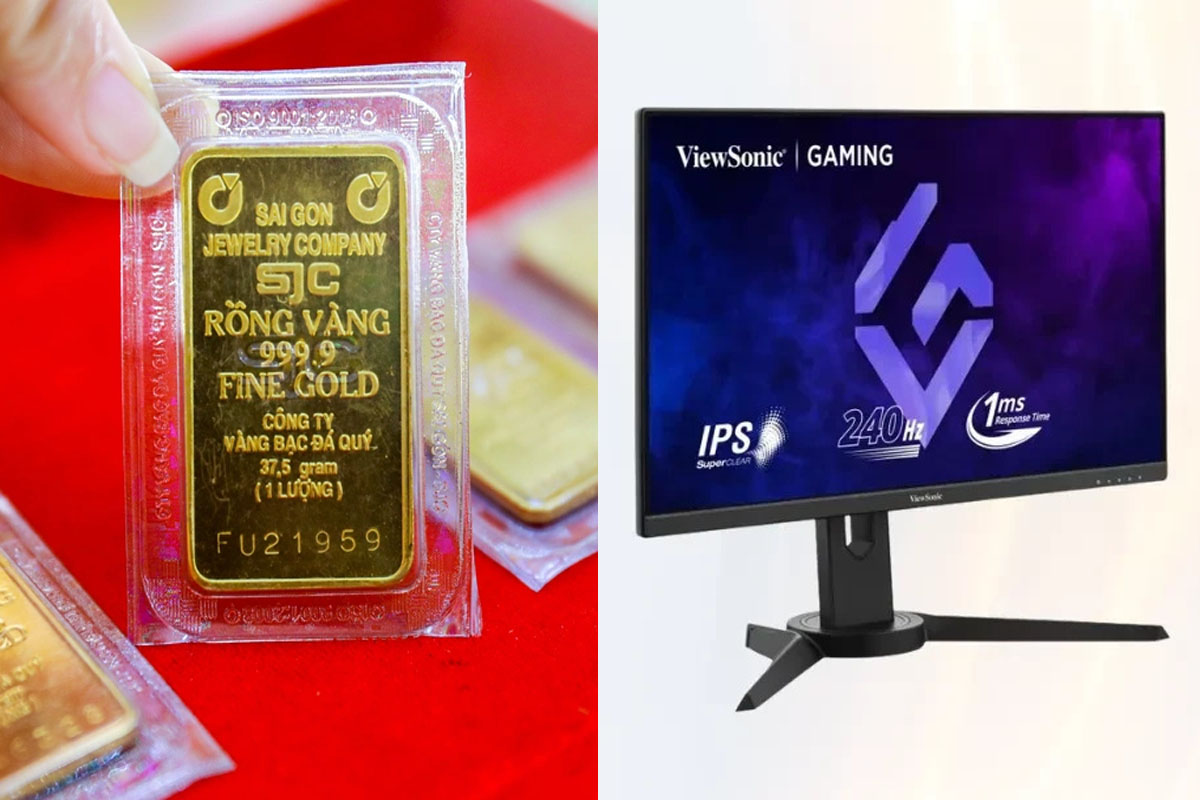 Gi&aacute; v&agrave;ng trong nước tối 7/7: \'Rớt gi&aacute;\' giảm s&acirc;u, mất mốc quan trọng, m&agrave;n h&igrave;nh gaming ViewSonic gi&aacute; rẻ