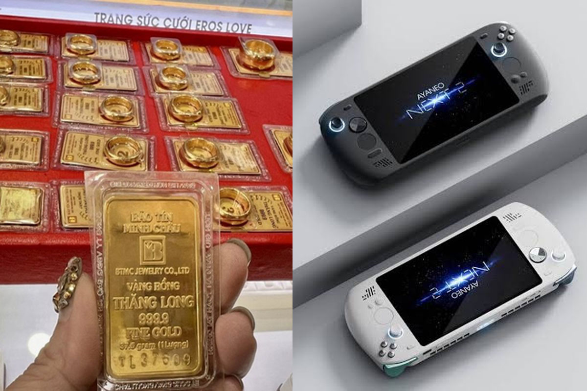 Gi&aacute; v&agrave;ng ng&agrave;y 8/7 mất gi&aacute; li&ecirc;n tục, lại giảm th&ecirc;m 500.000 đồng/lượng, AYANEO mở b&aacute;n m&aacute;y chơi game cầm tay gi&aacute; cực sốc