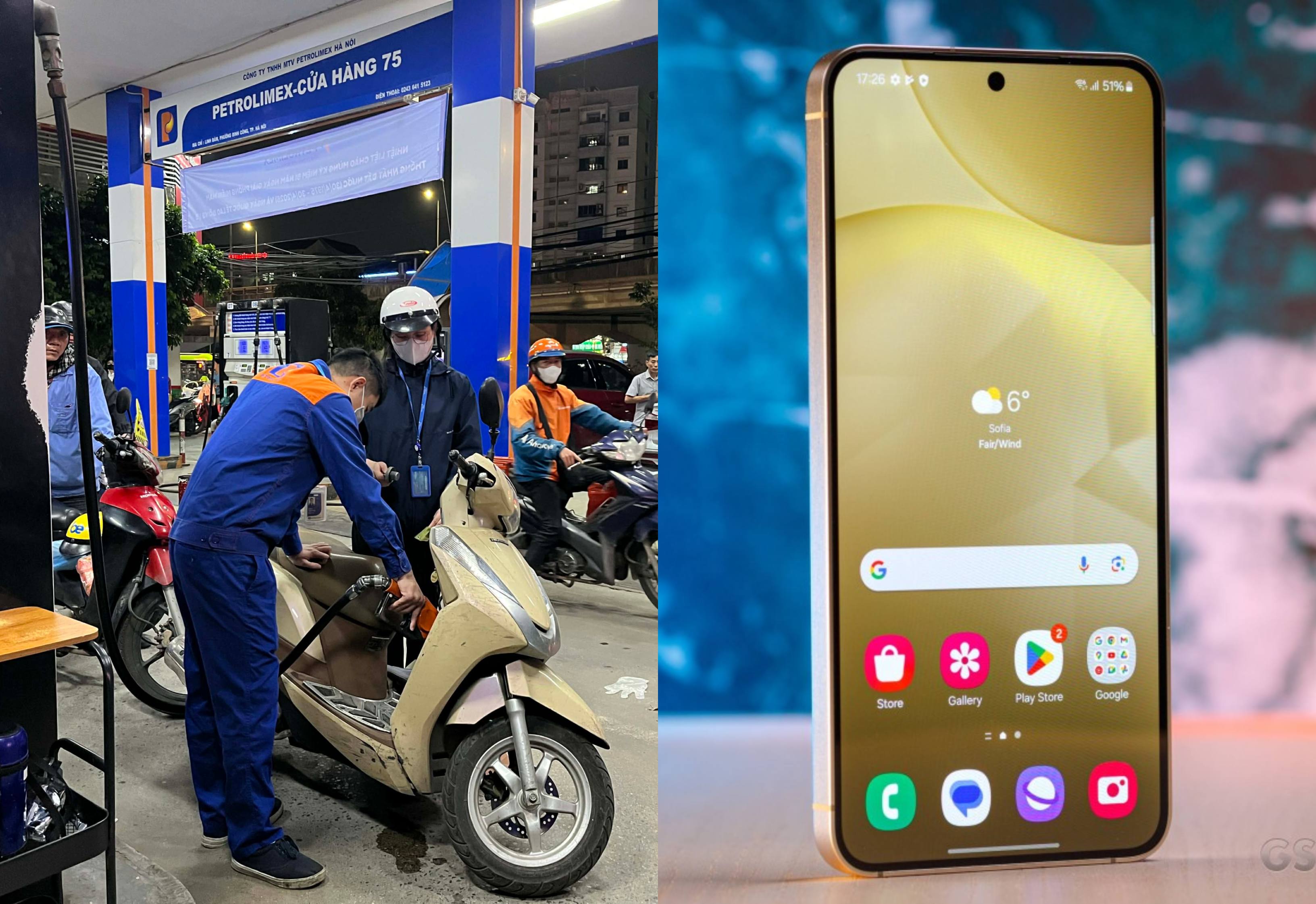 Gi&aacute; xăng dầu chiều nay 8/7: Dầu th&ocirc; tăng mạnh, xăng E5, E10 trong nước vẫn rẻ, ng&agrave;y mai c&oacute; giảm s&acirc;u, Galaxy S24 ra sao?