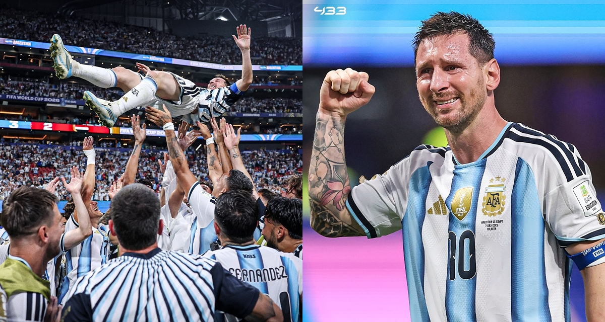 ĐT Argentina để lộ tin tức buồn về Messi khi ăn mừng chiến thắng trong ph&ograve;ng thay đồ