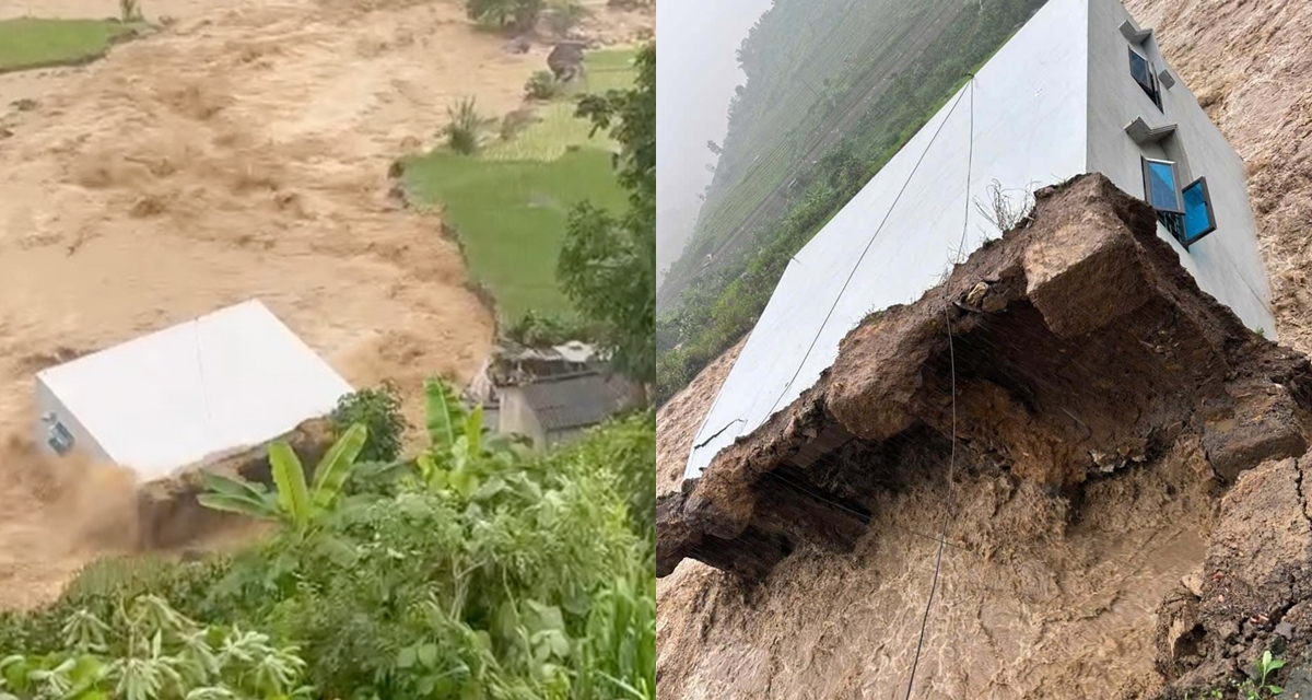 Mưa lũ cuốn sập ng&ocirc;i nh&agrave; 2 tầng ở Lai Ch&acirc;u, cập nhật t&igrave;nh h&igrave;nh 6 th&agrave;nh vi&ecirc;n trong gia đ&igrave;nh gặp nạn