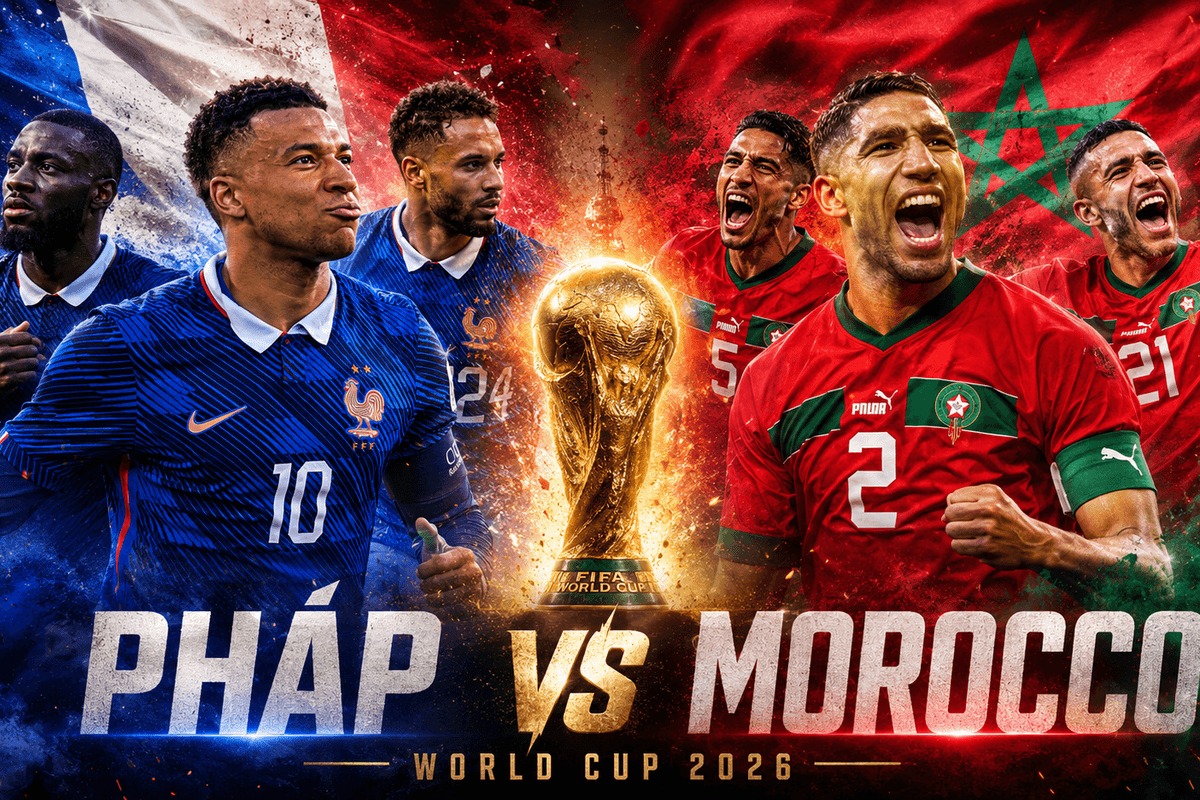 Dự đo&aacute;n tỷ số, kết quả Ph&aacute;p vs Maroc 3h ng&agrave;y 10/7 - Tứ kết World Cup 2026: Mbappe hạ đẹp Sư tử Atlas
