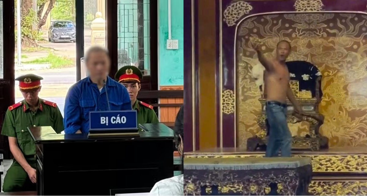 Kẻ bẻ g&atilde;y bảo vật quốc gia ngai vua triều Nguyễn mất nhận thức v&igrave; d&ugrave;ng ma t&uacute;y, ch&iacute;nh thức nhận &aacute;n