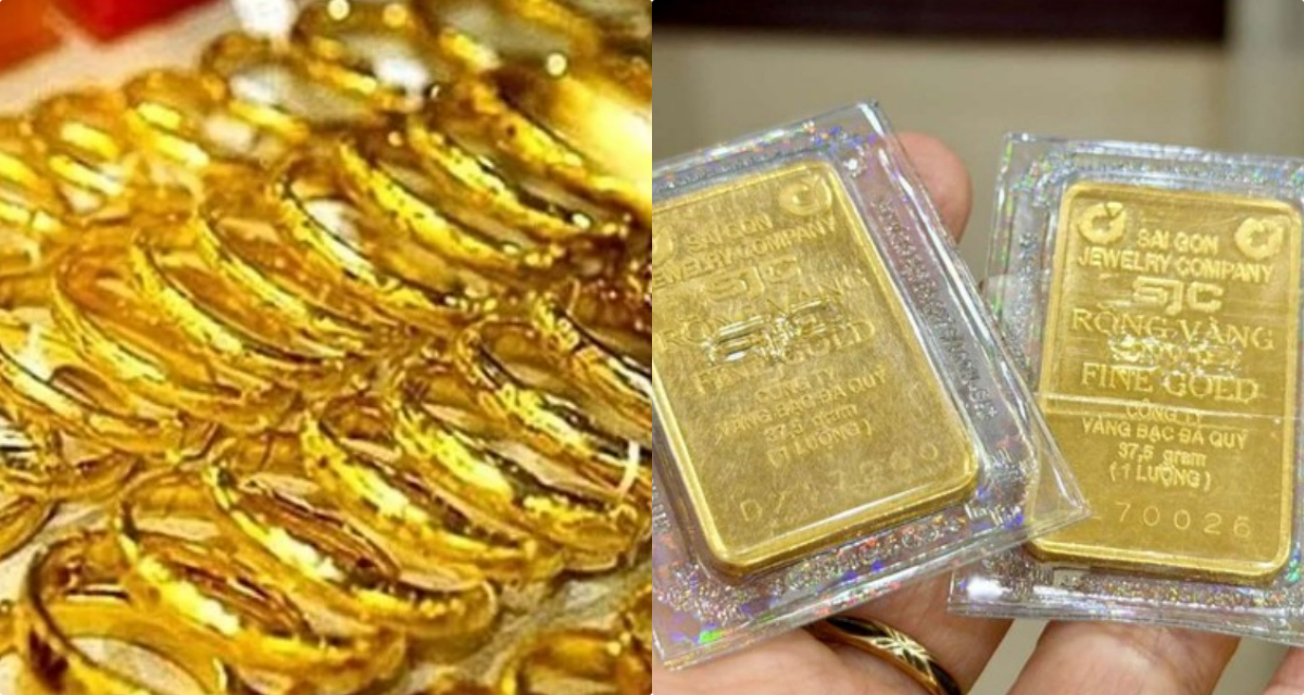 Bảng gi&aacute; v&agrave;ng h&ocirc;m nay s&aacute;ng 10/7: V&agrave;ng SJC nhẫn 9999 tăng đột ngột, nghịch l&yacute; trong nước v&agrave; thế giới