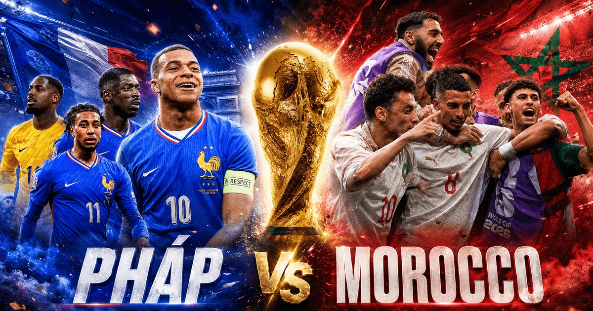 Kết quả b&oacute;ng đ&aacute; Ph&aacute;p vs Maroc h&ocirc;m nay 10/7 - Tứ kết World Cup 2026: Mbappe, Olise thay nhau lập c&ocirc;ng?