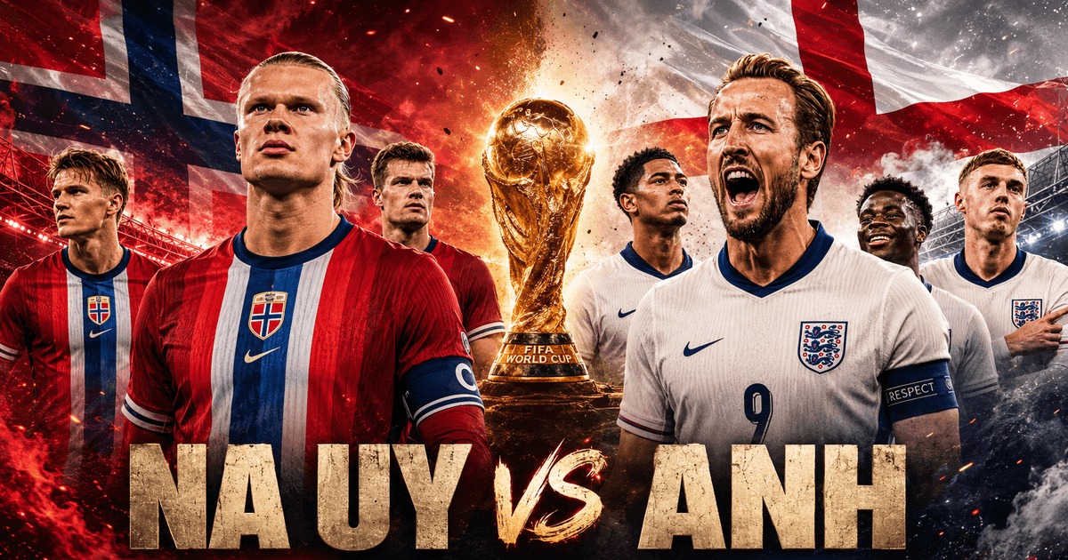 Dự đo&aacute;n tỷ số, kết quả Anh vs Na Uy 4h ng&agrave;y 12/7 - Tứ kết World Cup 2026: Kane tiễn \'ngựa &ocirc;\' về nước?