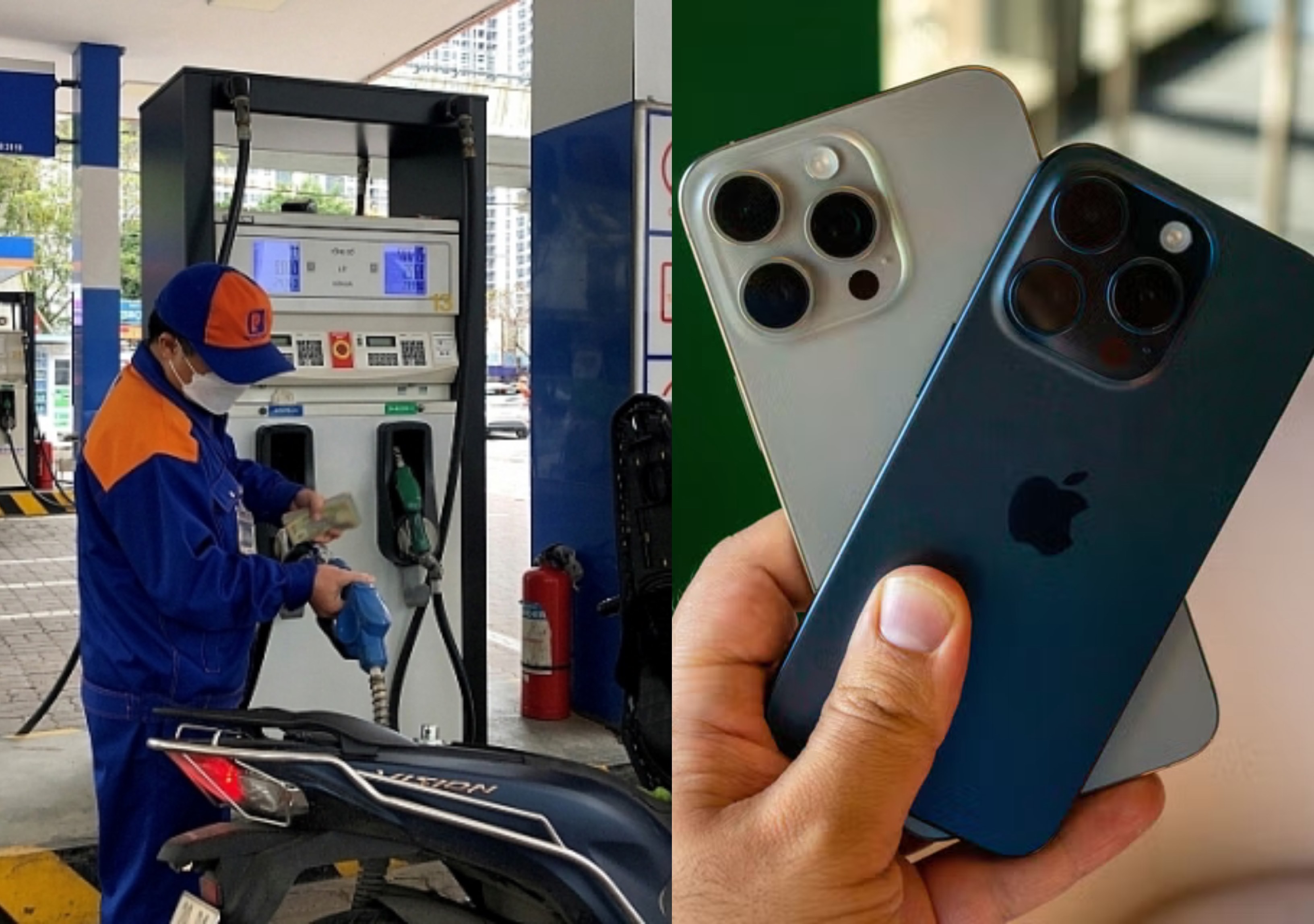 Bảng gi&aacute; xăng dầu h&ocirc;m nay chiều 11/7: Xăng E10 rất gần 18.000 đồng/l&iacute;t, dầu diesel giảm hơn nửa, iPhone 15 rẻ kỷ lục