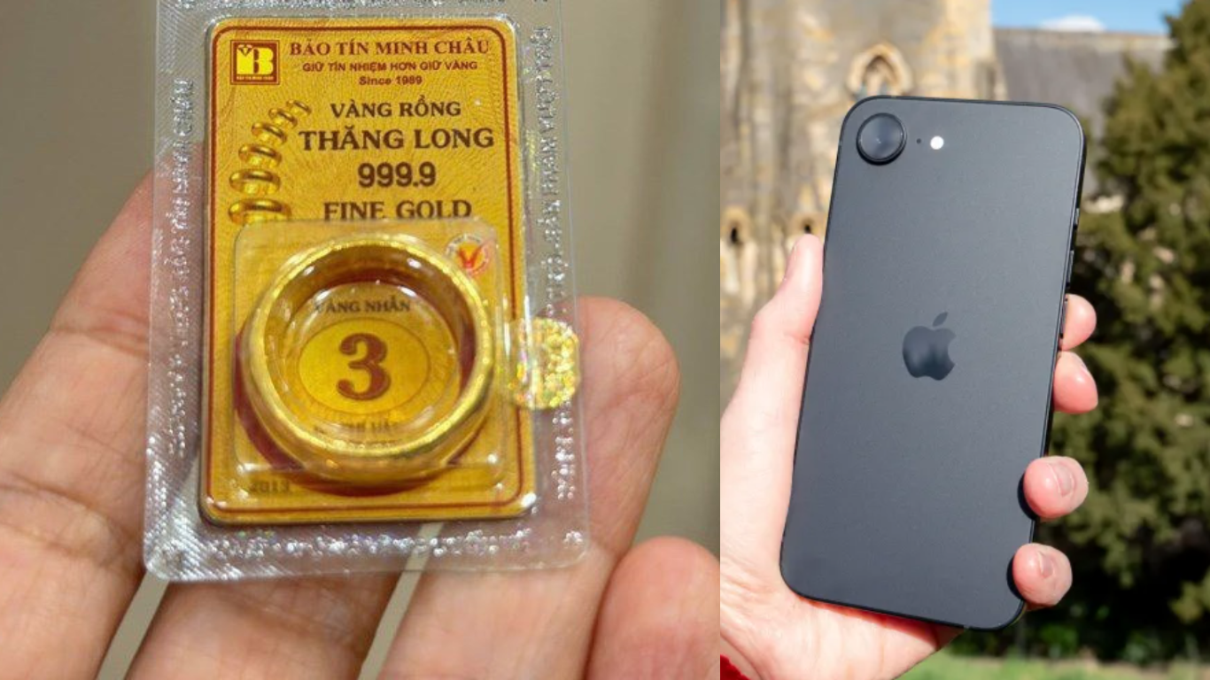 Gi&aacute; v&agrave;ng h&ocirc;m nay chiều 13/7: Thị trường trong nước giảm s&acirc;u 2 triệu đồng ngay phi&ecirc;n đầu tuần, gi&aacute; iPhone 16e c&oacute; rẻ?