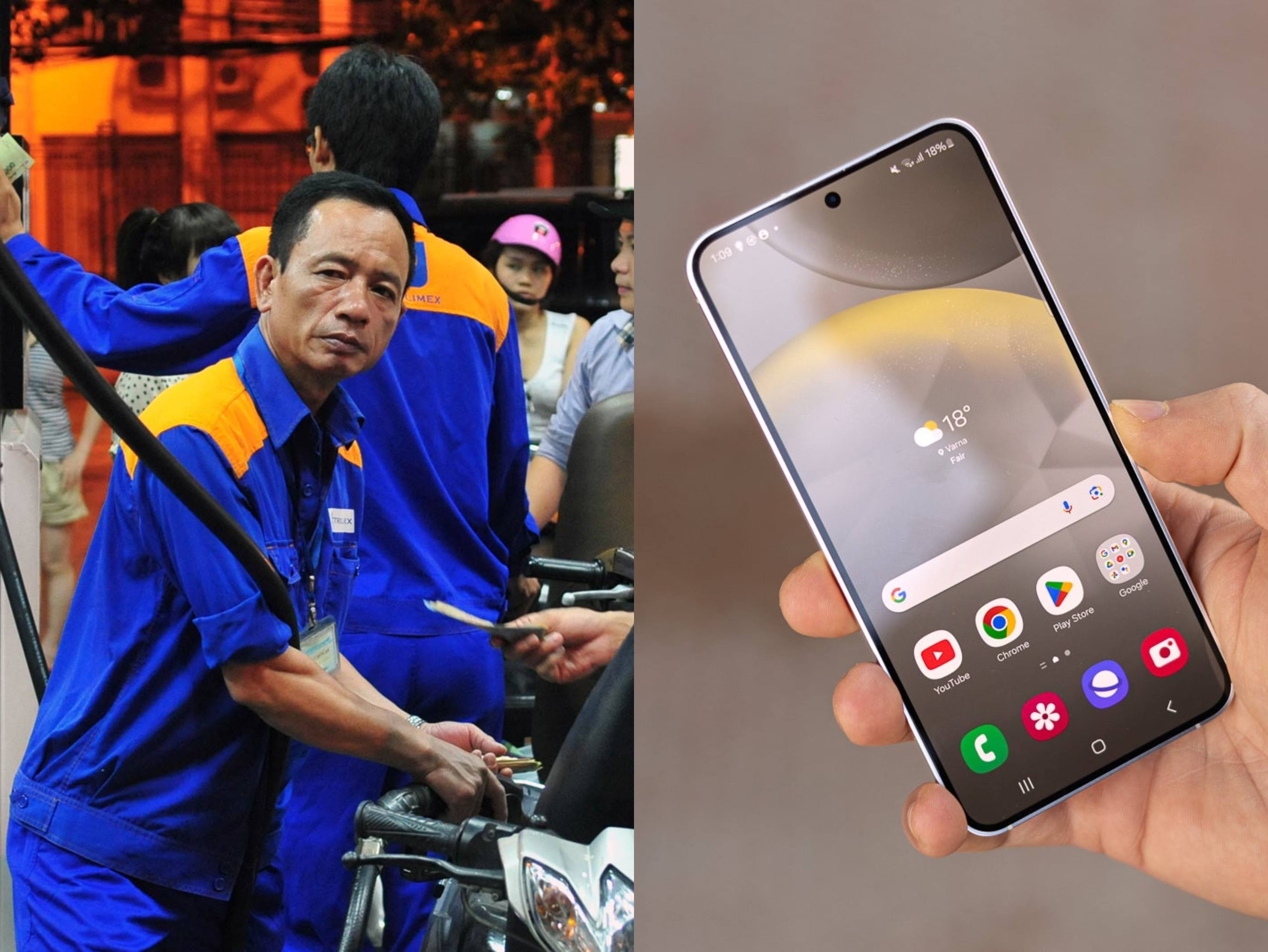 Bảng gi&aacute; xăng dầu chiều 13/7: Dầu vẫn tăng, xăng E5, E10 kh&ocirc;ng qu&aacute; 20.000 đồng/l&iacute;t, Galaxy S24 rẻ b&egrave;o