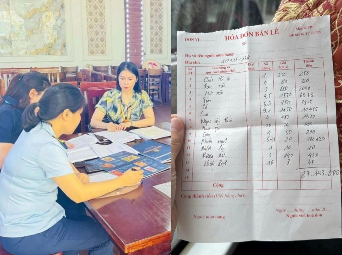 Diễn biến bất ngờ vụ nh&agrave; h&agrave;ng ở B&atilde;i Ch&aacute;y bị tố chặt ch&eacute;m h&oacute;a đơn hải sản 27 triệu đồng