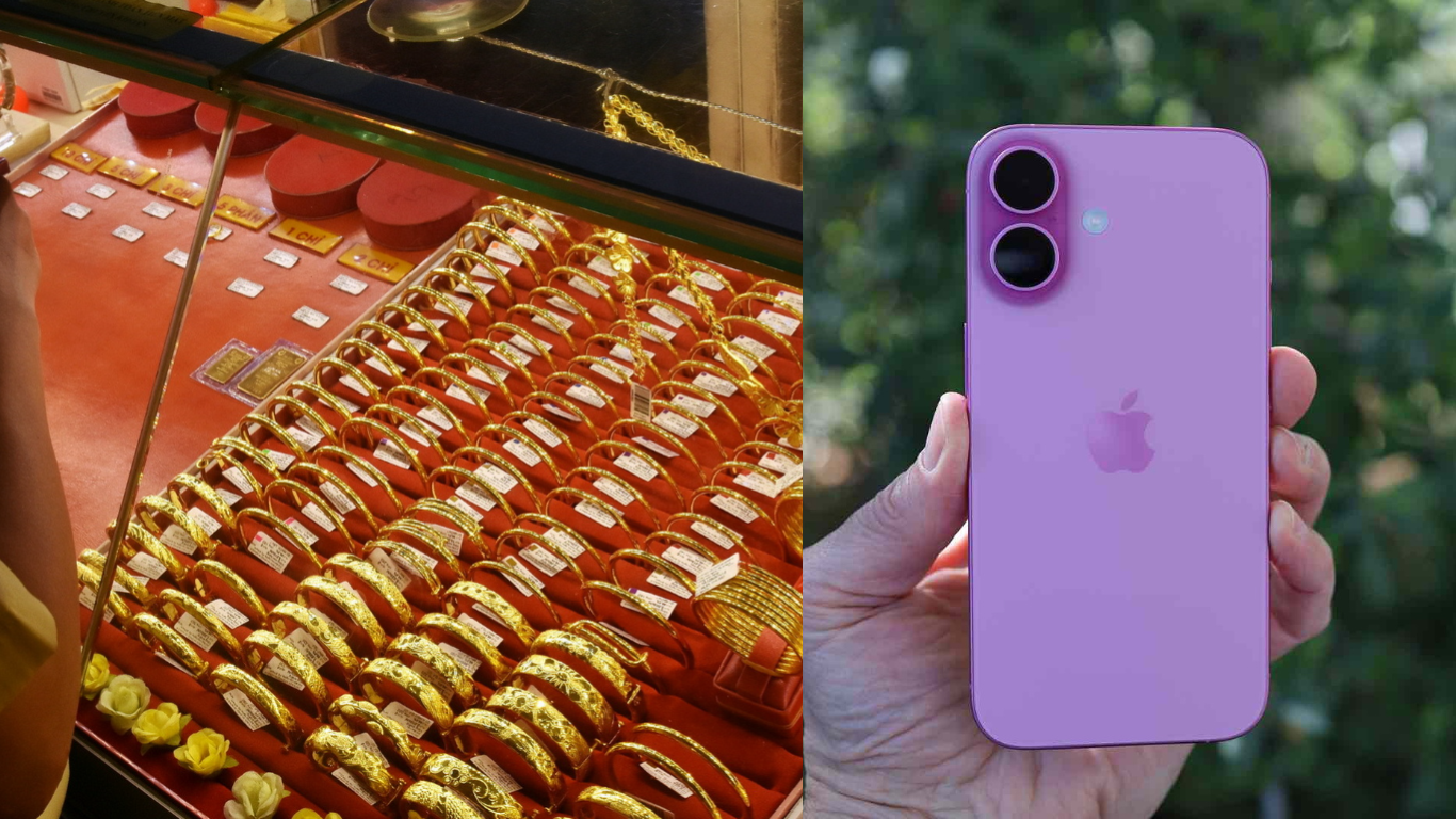 Gi&aacute; v&agrave;ng h&ocirc;m nay trưa 14/7 bốc hơi hơn 3 triệu đồng sau 2 ng&agrave;y giảm li&ecirc;n tiếp, gi&aacute; iPhone 16 rẻ kỷ lục