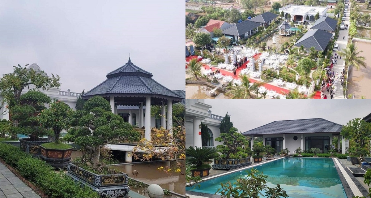 4 anh em vươn l&ecirc;n từ ngh&egrave;o kh&oacute;, x&acirc;y 4 căn biệt thự hướng v&agrave;o nhau, chi 40 tỷ đồng b&aacute;o hiếu mẹ gi&agrave;