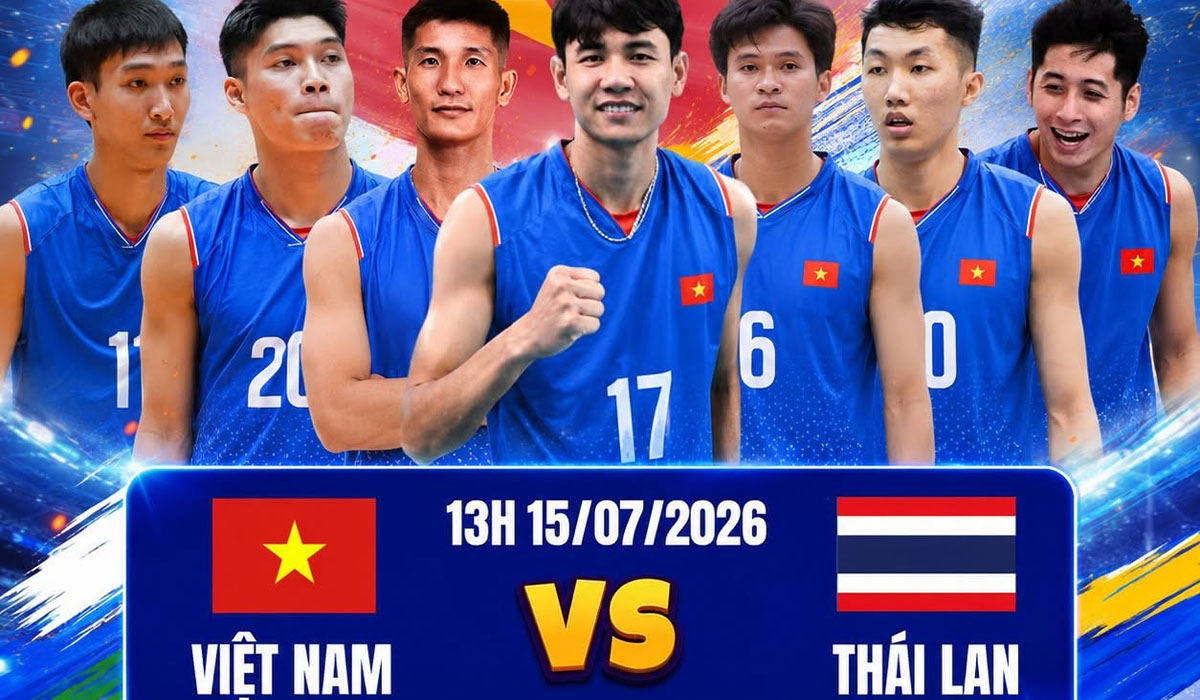 Xem TRỰC TIẾP b&oacute;ng chuyền Việt Nam đấu Th&aacute;i Lan ở đ&acirc;u, k&ecirc;nh n&agrave;o? Link xem b&oacute;ng chuyền SEA V.Cup 2026