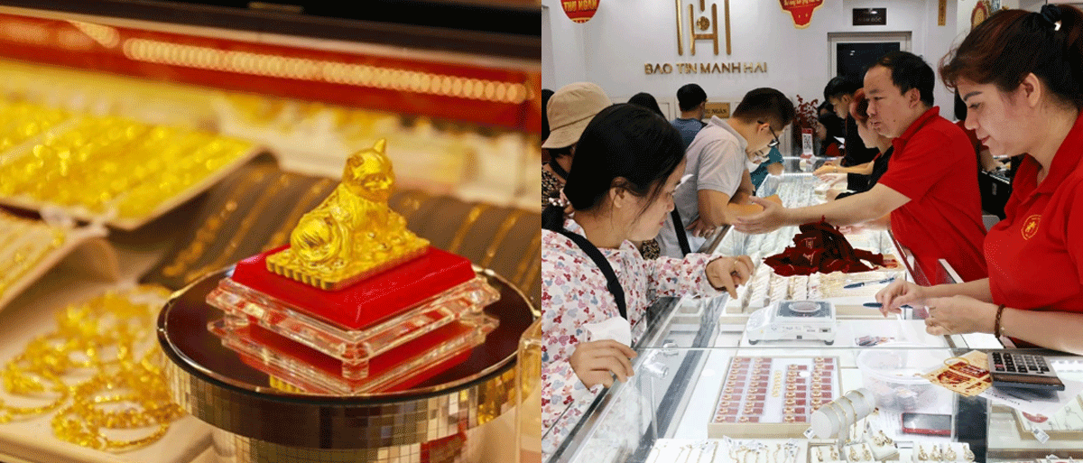Gi&aacute; v&agrave;ng h&ocirc;m nay trưa 16/7 quay đầu giảm s&acirc;u: Khoảng c&aacute;ch mua &ndash; b&aacute;n 4 triệu? Thương hiệu mua v&agrave;o cao nhất?