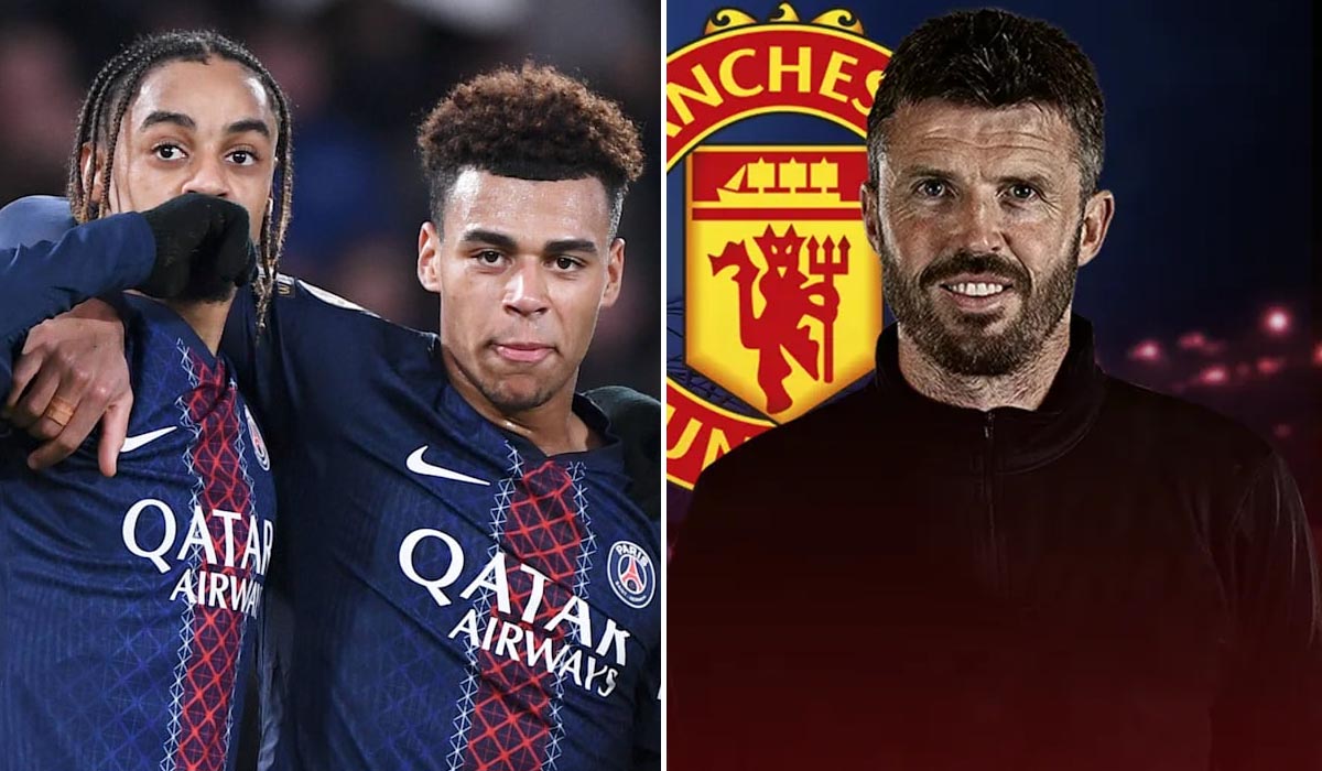 HLV Carrick được m&aacute;ch nước, Man United ho&agrave;n tất đội h&igrave;nh trong mơ với \'si&ecirc;u bom tấn\' từ PSG?