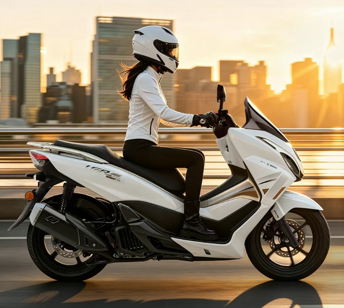 Đối t&aacute;c của Suzuki ra mắt &lsquo;vua xe ga&rsquo; 150cc mới c&oacute; ABS 2 k&ecirc;nh v&agrave; TCS như Honda SH, gi&aacute; 64,7 triệu đồng ngang SH Mode ảnh 7