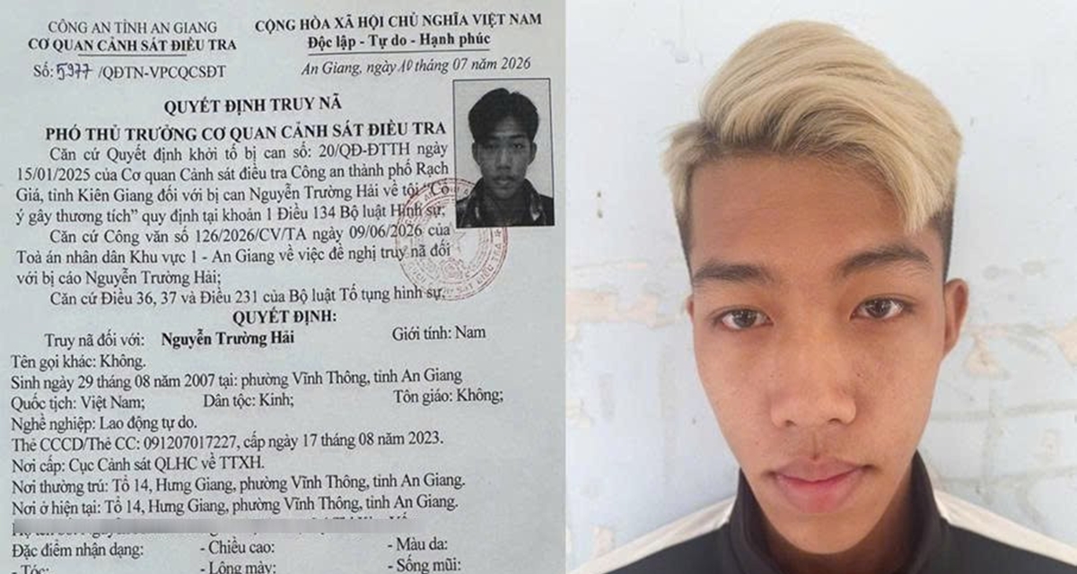 Danh t&iacute;nh nam thanh ni&ecirc;n mang dao đến trường đ&acirc;m học sinh cấp 2 ở An Giang tuổi rồi bỏ trốn