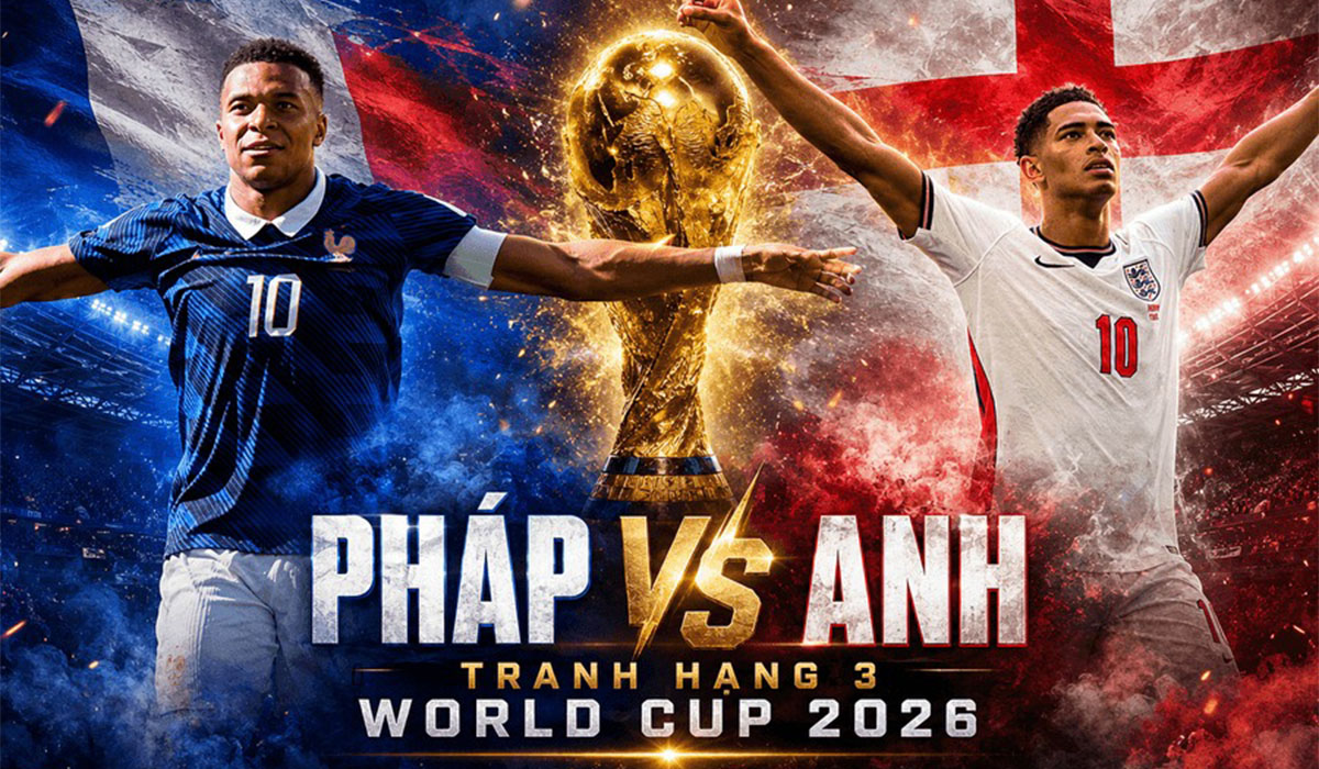 Lịch sử đối đầu Ph&aacute;p vs Anh - Nhận định b&oacute;ng đ&aacute; hạng 3 World Cup 2026: Qu&aacute; khứ gọi t&ecirc;n Tam Sư
