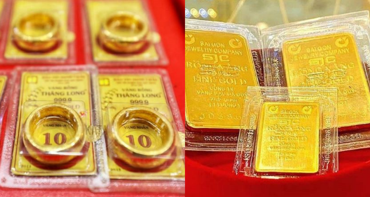 Gi&aacute; v&agrave;ng h&ocirc;m nay chiều 17/7: V&agrave;ng trong nước rơi xuống mốc 145 triệu/lượng, v&agrave;ng thế giới thấp nhất