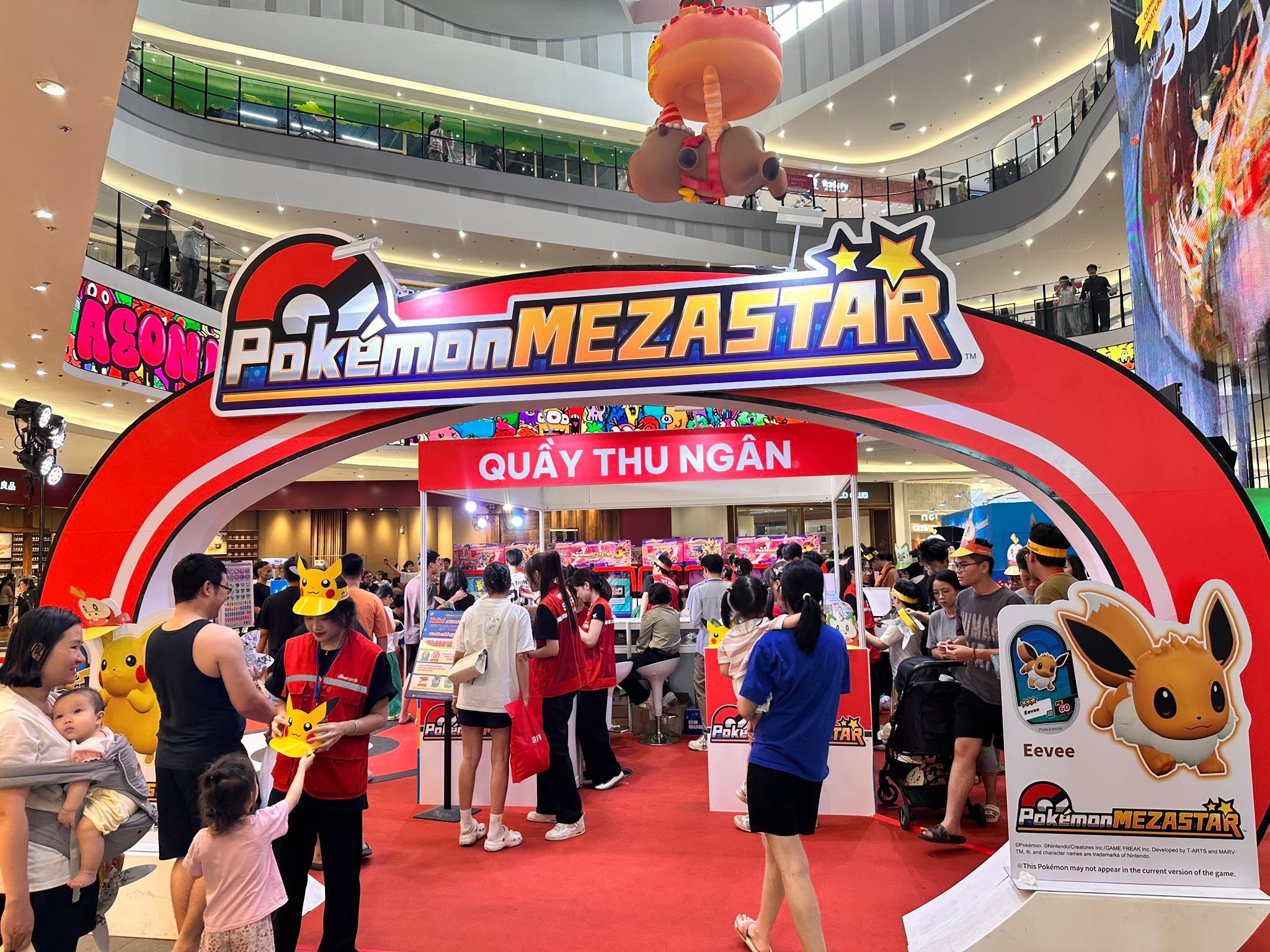 Giải m&atilde; sức h&uacute;t của Pok&eacute;mon Mezastar - tựa game arcade đang cực hot tại c&aacute;c TTTM Việt Nam