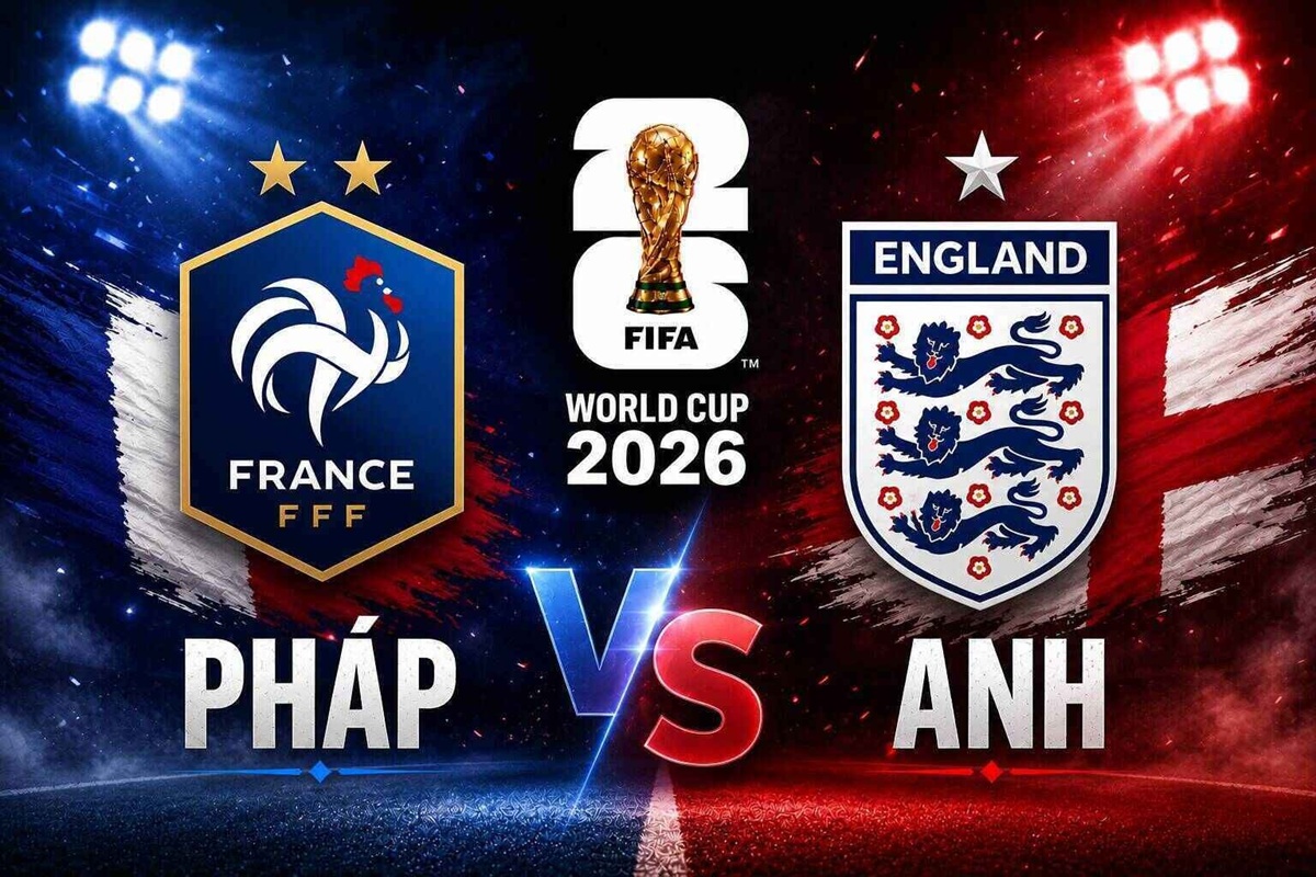 VTV trực tiếp b&oacute;ng đ&aacute; Ph&aacute;p vs Anh - Link xem trực tiếp World Cup 2026 h&ocirc;m nay 19/7 tr&ecirc;n VTV3