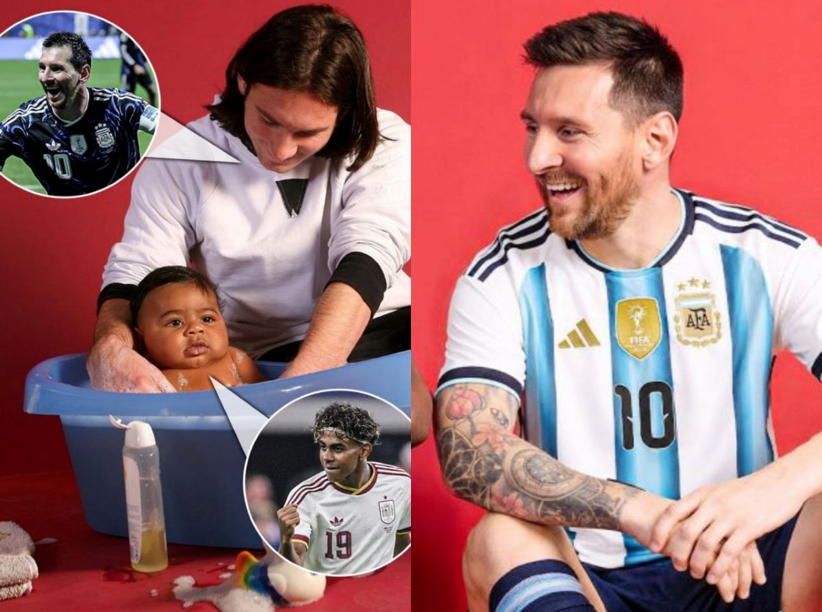 Messi lần đầu l&ecirc;n tiếng về bức ảnh tắm cho Yamal, tiết lộ lời nhắn cực gắt trước chung kết World Cup