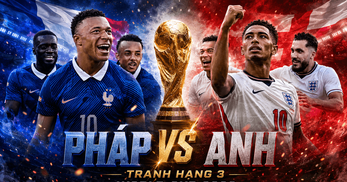 Nhận định b&oacute;ng đ&aacute; Ph&aacute;p vs Anh - World Cup 2026: Mbappe v&agrave; Harry Kane vắng mặt?
