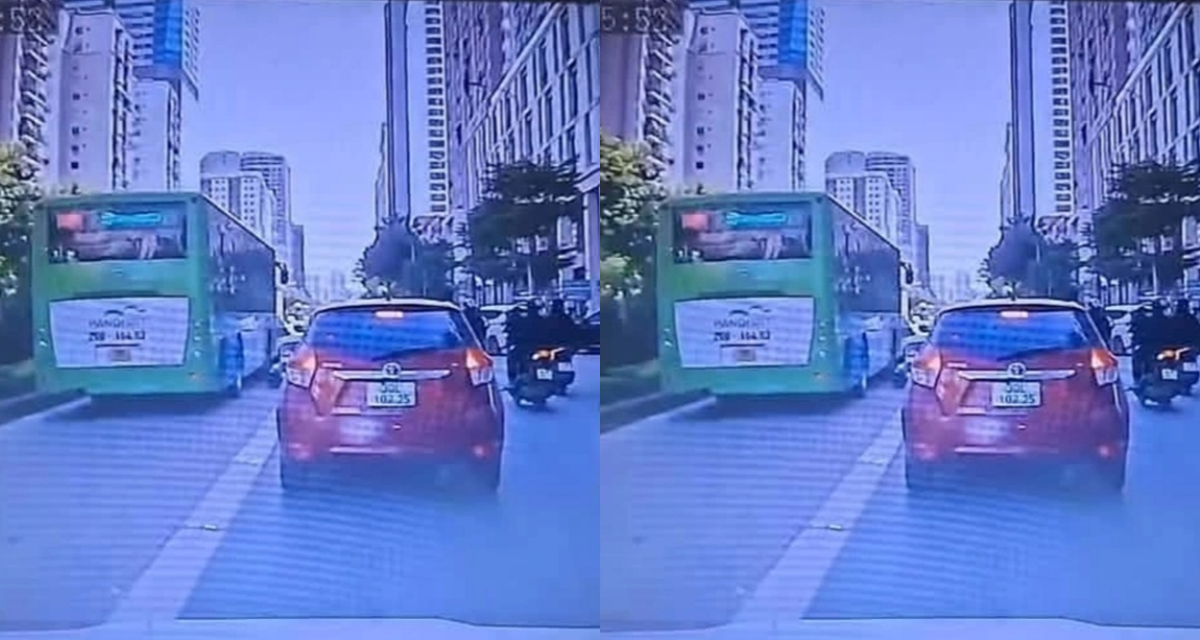 H&agrave; Nội: Camera ghi lại t&igrave;nh huống người phụ nữ lấn l&agrave;n xe bu&yacute;t BRT, tử vong tại chỗ sau c&uacute; va chạm