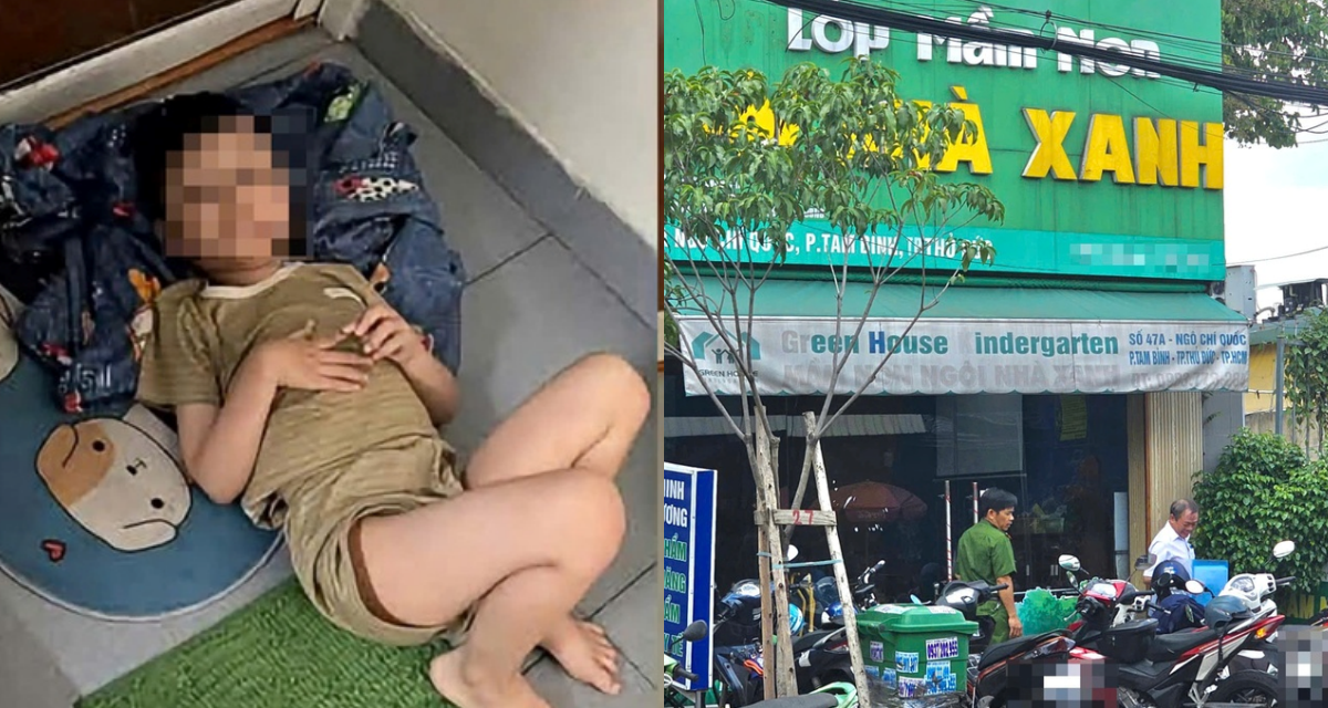 Lời thừa nhận của gi&aacute;o vi&ecirc;n mầm non bắt trẻ ngủ cạnh nh&agrave; vệ sinh v&agrave; th&ugrave;ng r&aacute;c, gối đầu l&ecirc;n thảm ch&ugrave;i ch&acirc;n