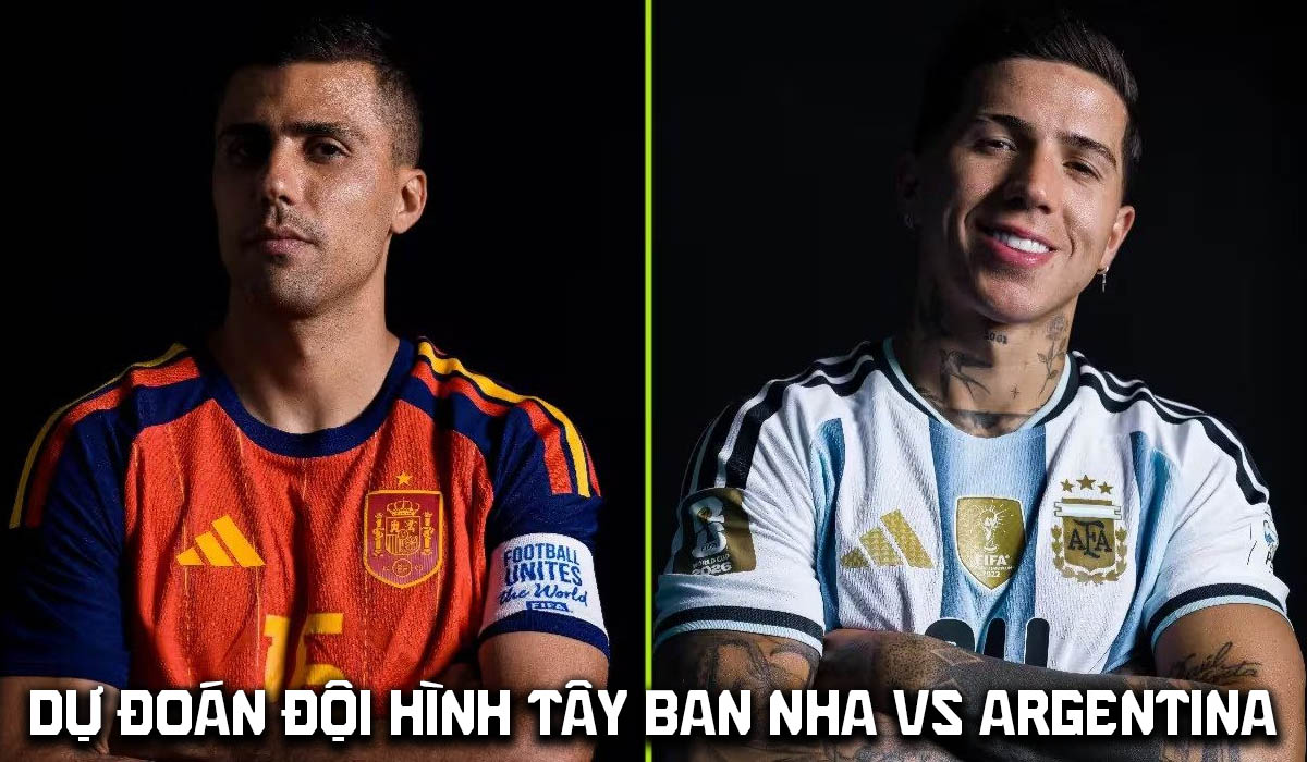 Dự đo&aacute;n đội h&igrave;nh T&acirc;y Ban Nha vs Argentina 2h ng&agrave;y 20/7 - Nhận định b&oacute;ng đ&aacute; chung kết World Cup 2026